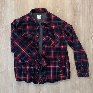 Mens M Heavyweight Flannel Overshirt